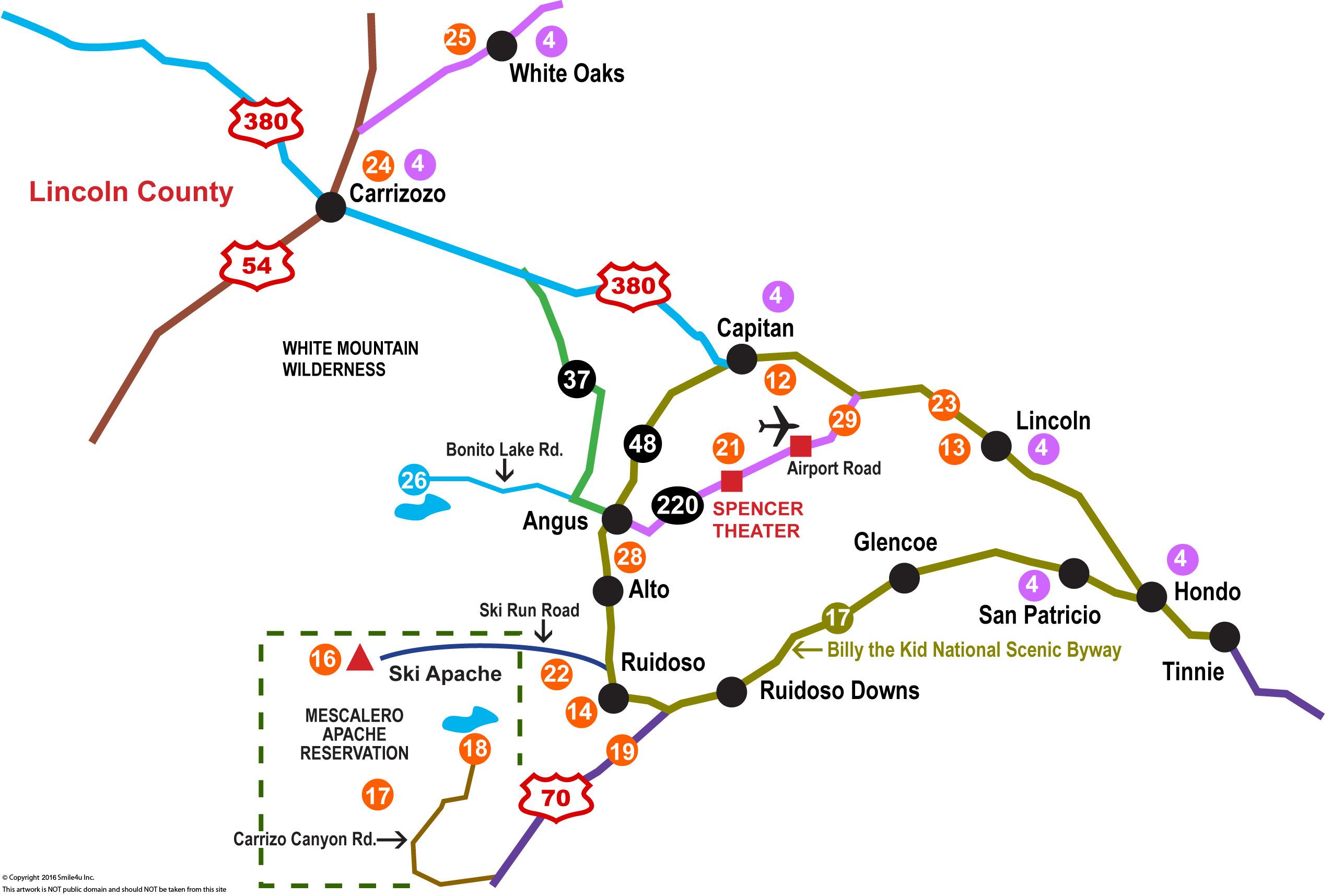 Treed Building lot in Alto New Mexico